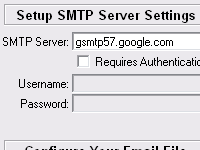 Google GMail Loader - SMTP Server